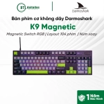 Bàn phím cơ có dây gaming Darmoshark K9 Magnetic Switch RGB