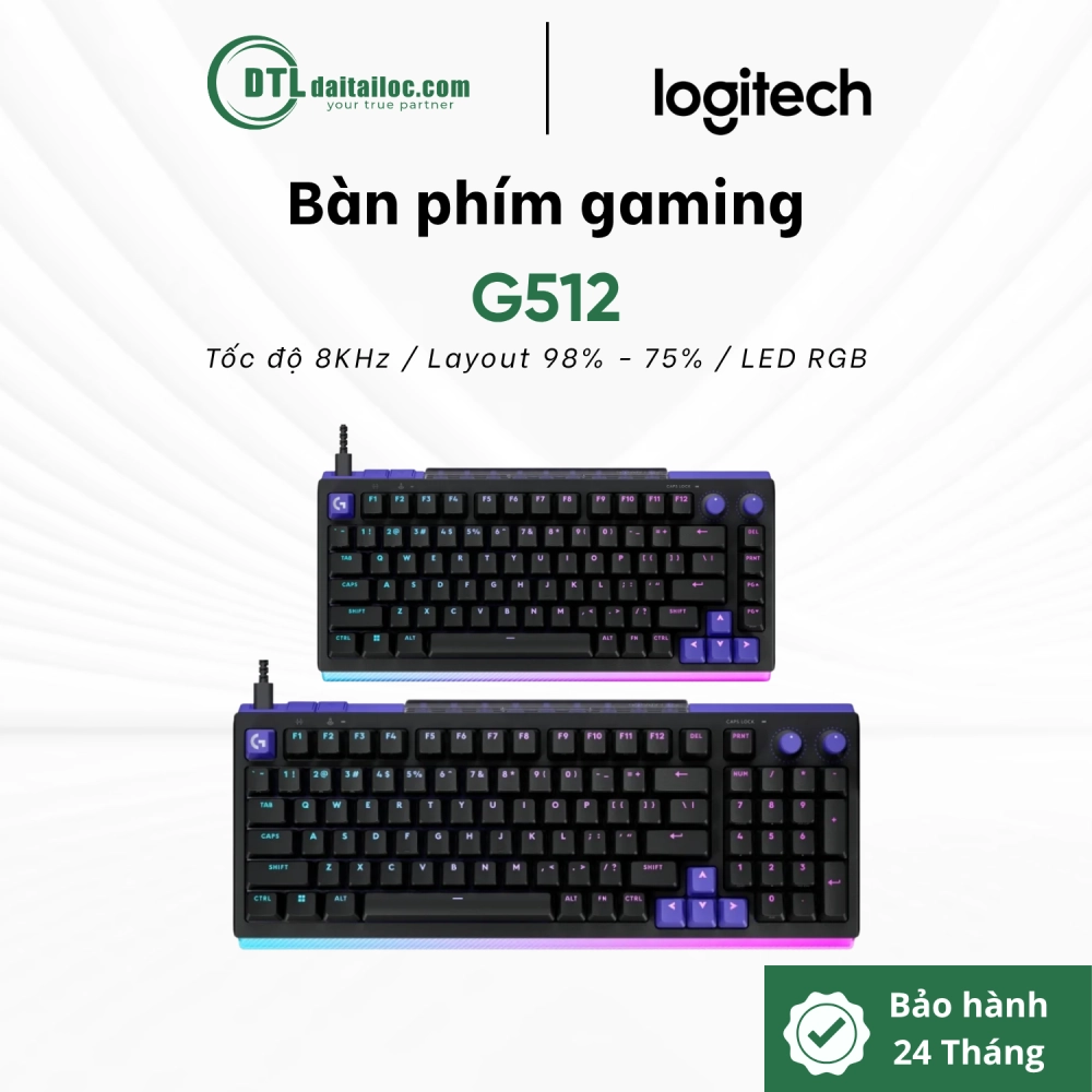 Bàn phím gaming Logitech G512 X 98 TMR 8K