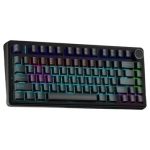 Bàn Phím Cơ Có Dây Gaming AULA F75 - F7513 Màu Đen Red Switch LED
