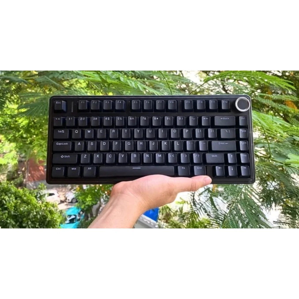 Bàn Phím Cơ Có Dây Gaming AULA F75 - F7513 Màu Đen Red Switch LED