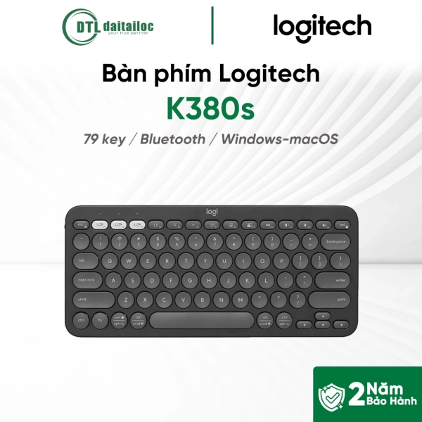 Bàn Phím Không Dây Bluetooth Logitech K380s
