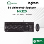 Combo Phím Chuột Logitech MK120 - (Đen)