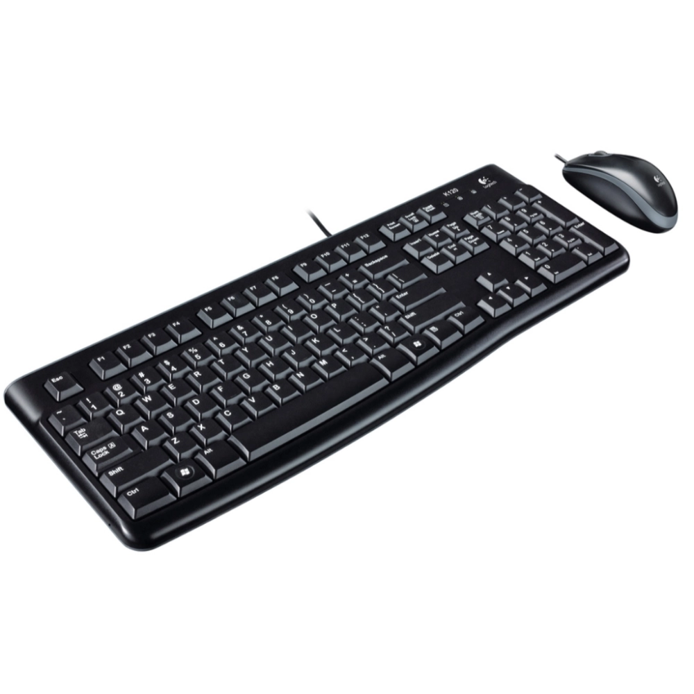 Combo Phím Chuột Logitech MK120 - (Đen)