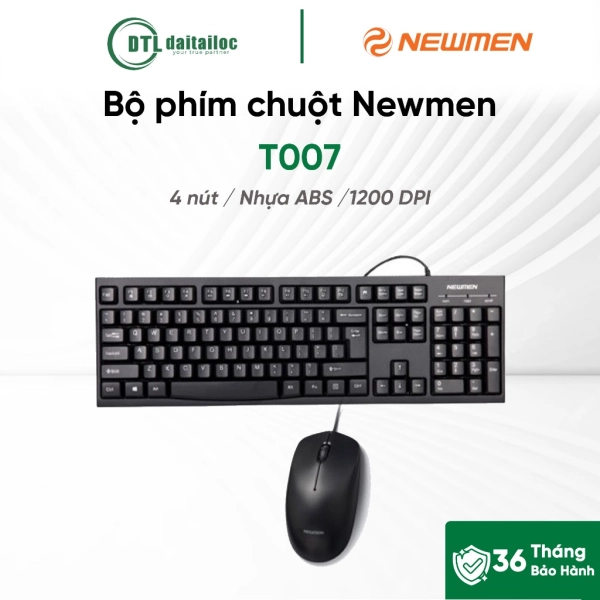Bộ phím chuột có dây Newmen T007