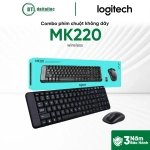 Combo Phím Chuột Không Dây Logitech MK220 Chính Hãng (Đen)