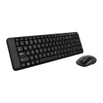 Combo Phím Chuột Không Dây Logitech MK220 Chính Hãng (Đen)
