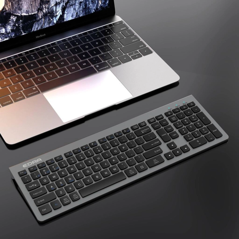 Bàn phím không dây bluetooth E-dra EK507 (Slilent)