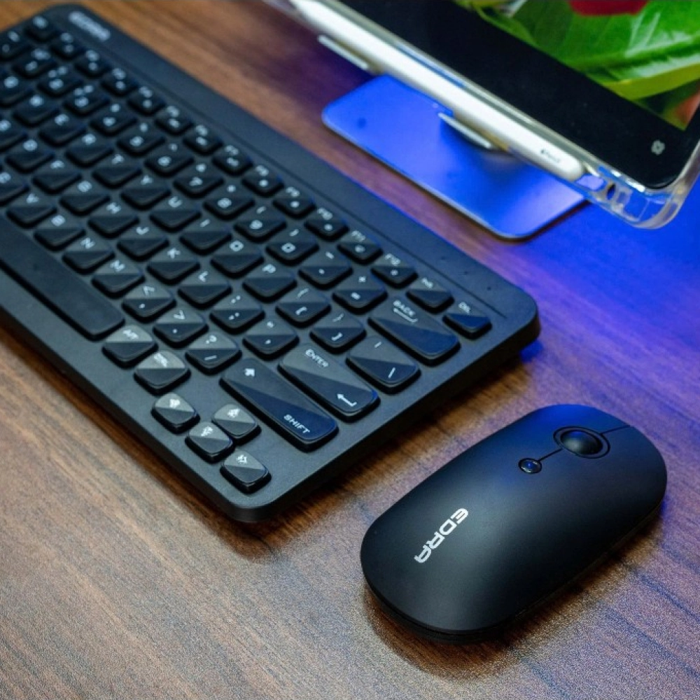 Bộ phím chuột không dây bluetooth E-dra EC801W