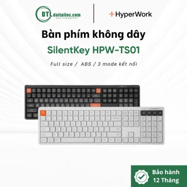 Bàn phím không dây HyperWork SilentKey HPW-TS01