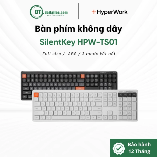 Bàn phím không dây HyperWork SilentKey HPW-TS01