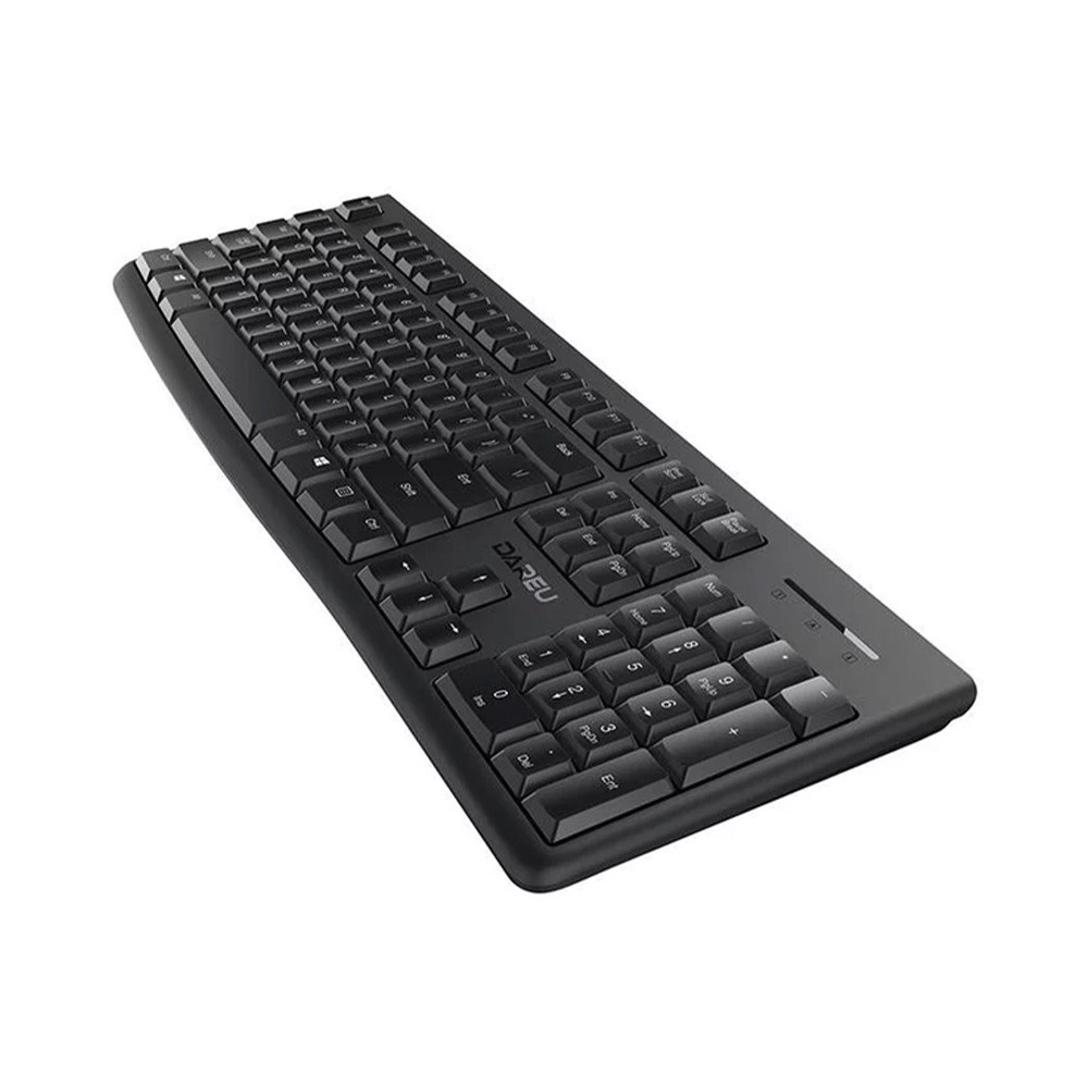 Bộ phím chuột máy tính không dây DAREU MK188G Black