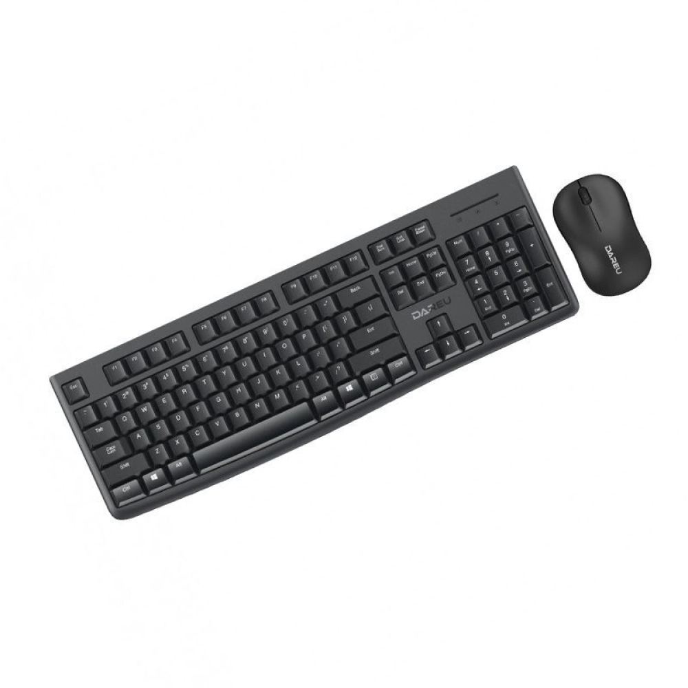 Bộ phím chuột máy tính không dây DAREU MK188G Black