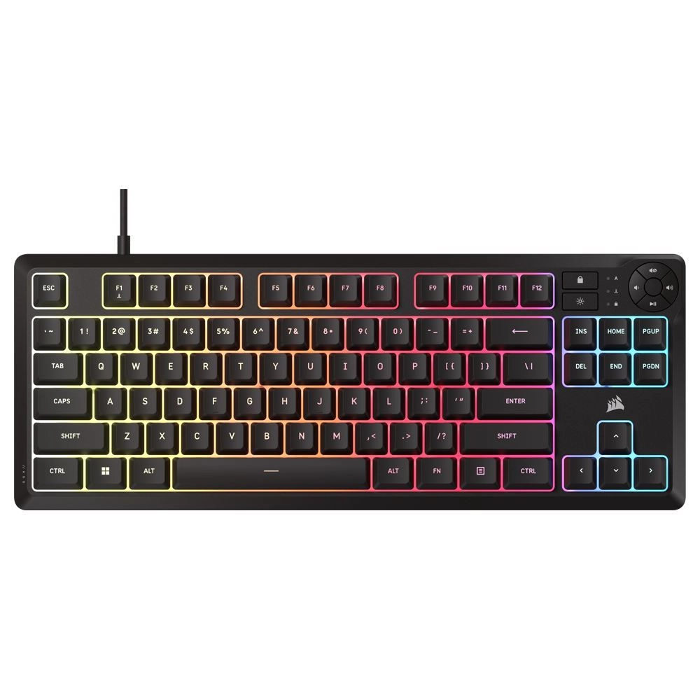 Bàn phím giả cơ có dây gaming Corsair K55 CORE RGB