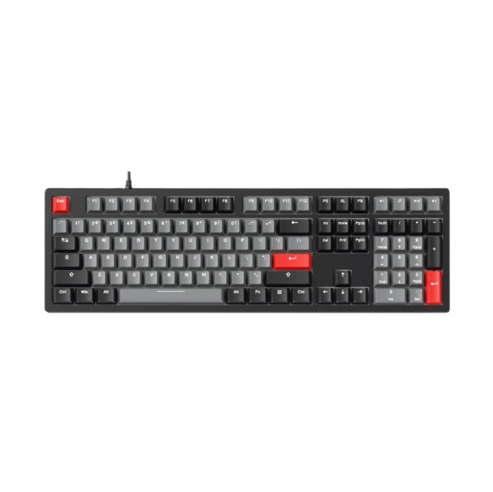 Bàn Phím Cơ Có Dây Gaming Dare-u EK108 RT Black Red Led