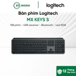 Bàn phím không dây Logitech MX KEYS S - Graphite 920-011563