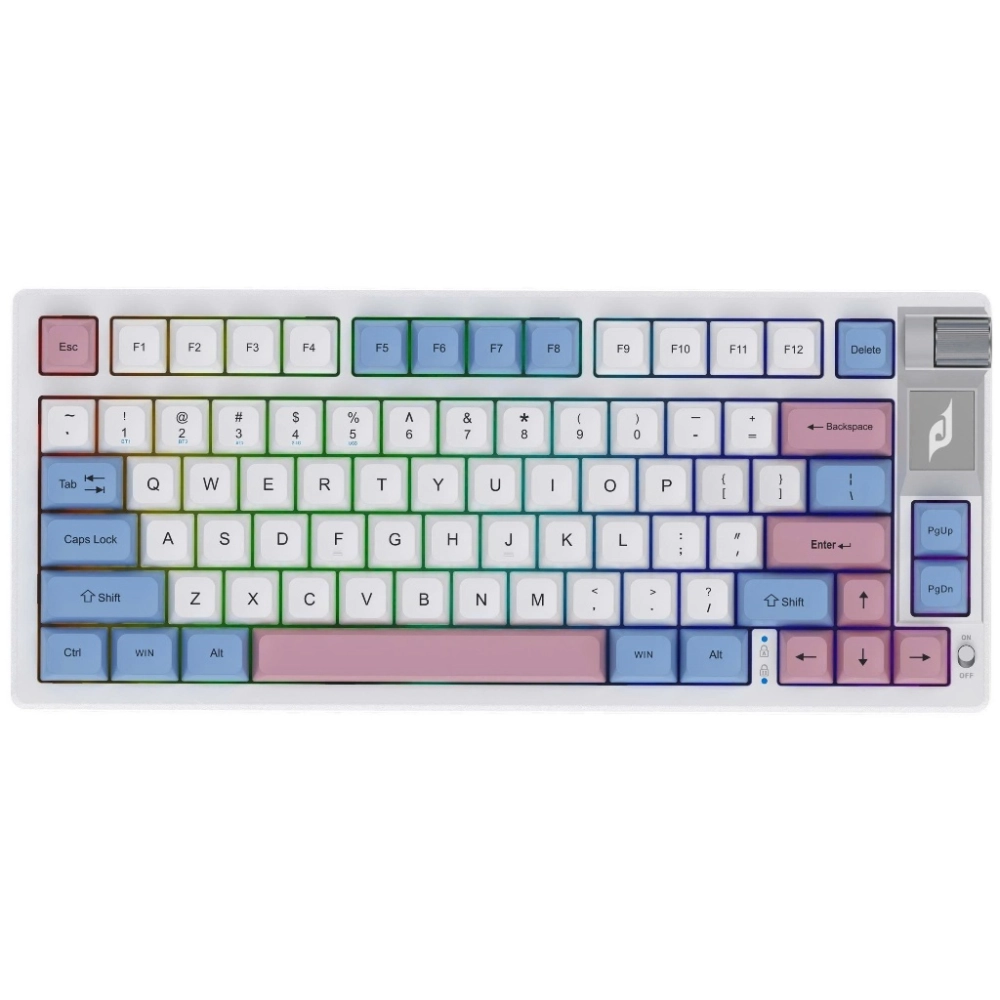 Bàn phím cơ không dây gaming 3 mode E-dra EK375WA