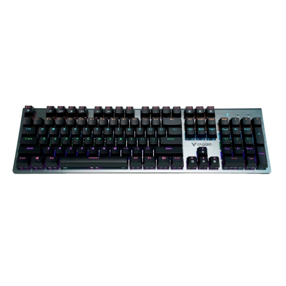 Bàn phím cơ có dây gaming Rapoo V530 V2 Black