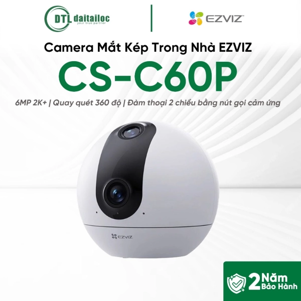 Camera Wifi Trong Nhà Ezviz CS-C60P 