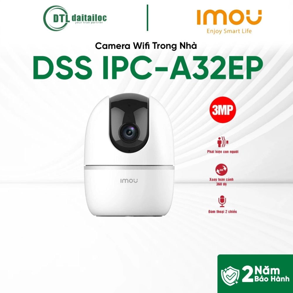 Camera Imou IPC-A32EP 3MP TRONG NHÀ XOAY 360 ĐỘ