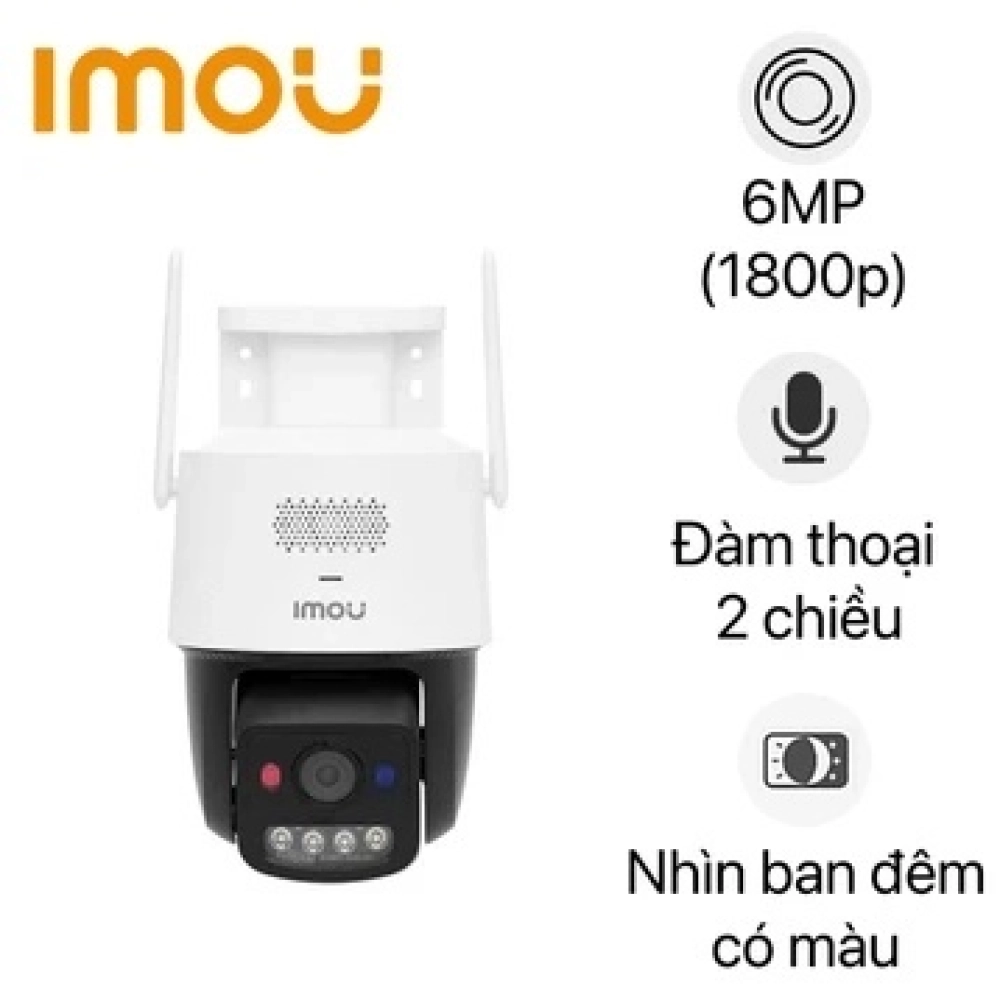 Camera Wifi Imou IPC-U7LP-6V0NE Titan Pro (6MP 3K+/Hỗ trợ PoE/Xem đêm có màu)