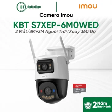 Camera Imou S7XEP-6M0WED 2 Mắt (3MP+3MP) Ngoài Trời Xoay 360 Độ