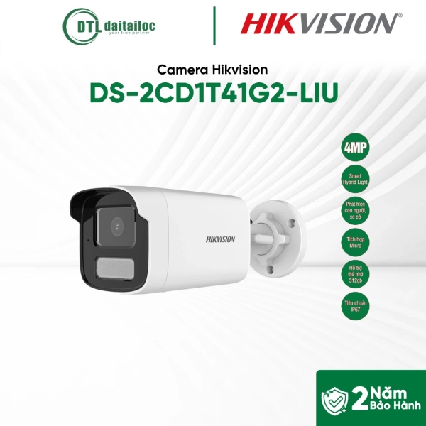 Camera Hikvision DS-2CD1T41G2-LIU