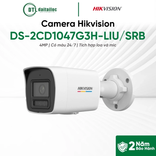 Camera Hikvision DS-2CD1047G3H-LIU/SRB