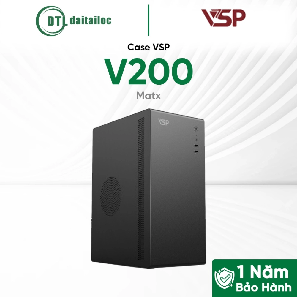 Case Thùng Máy VSP V200 Đen