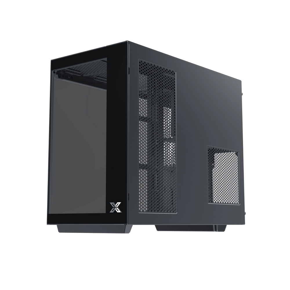 Case Xigmatek Cubi M (Bể Cá, Chưa Fan, M-ATX, Màu Đen) - EN42775