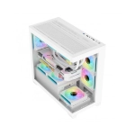 Case Aigo C218M (Bể Cá, Chưa Fan, M-ATX, Màu Đen)