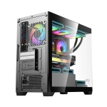 Case Aigo C218M (Bể Cá, Chưa Fan, M-ATX, Màu Đen)