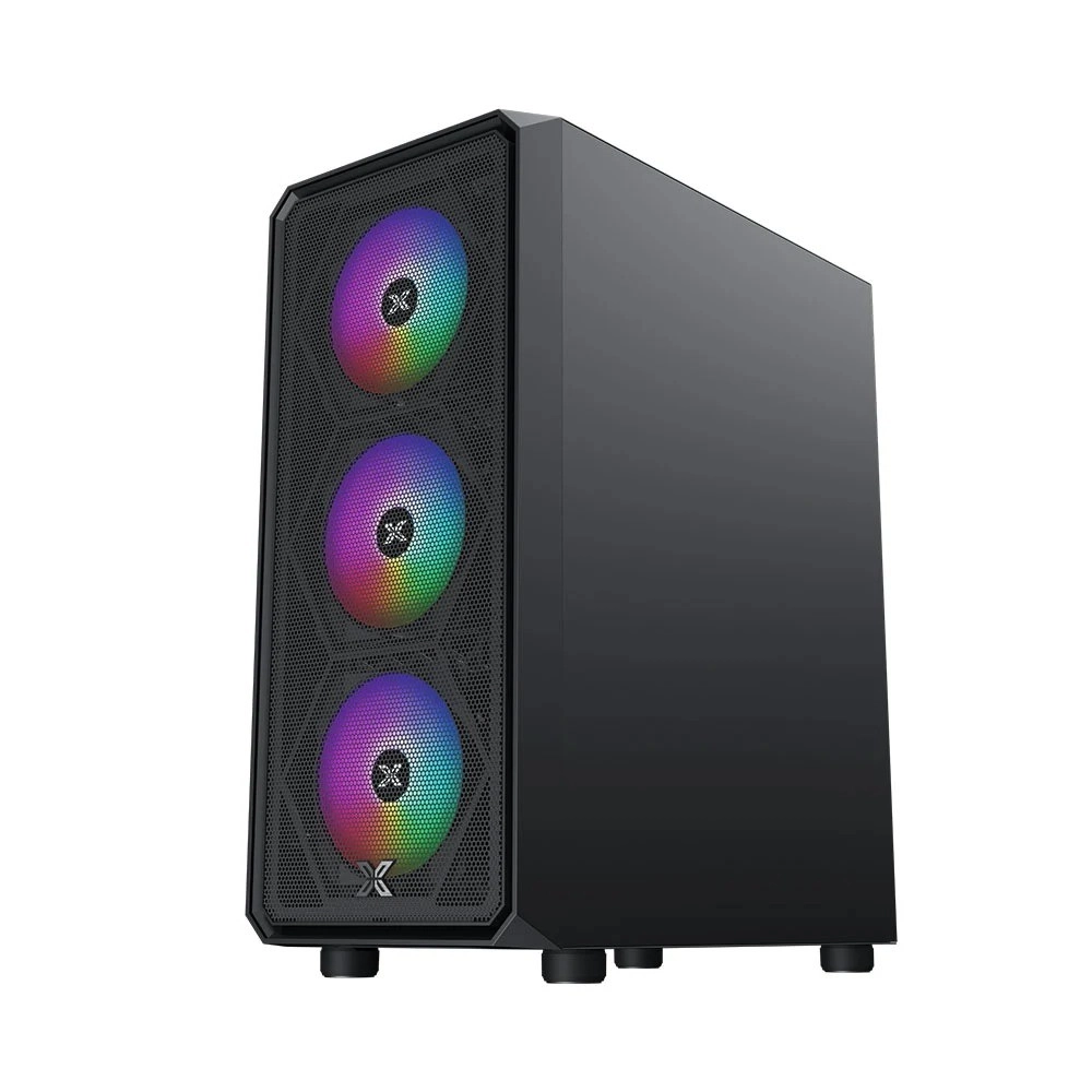 Case Xigmatek Duo X 3F (Gaming, Sẵn 3 Fan, E-ATX, Màu Đen) - EN49002