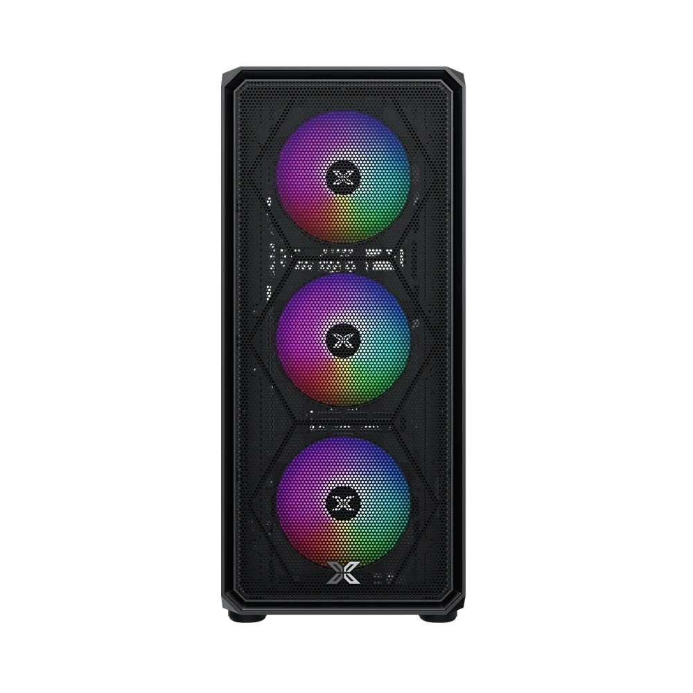 Case Xigmatek Duo X 3F (Gaming, Sẵn 3 Fan, E-ATX, Màu Đen) - EN49002