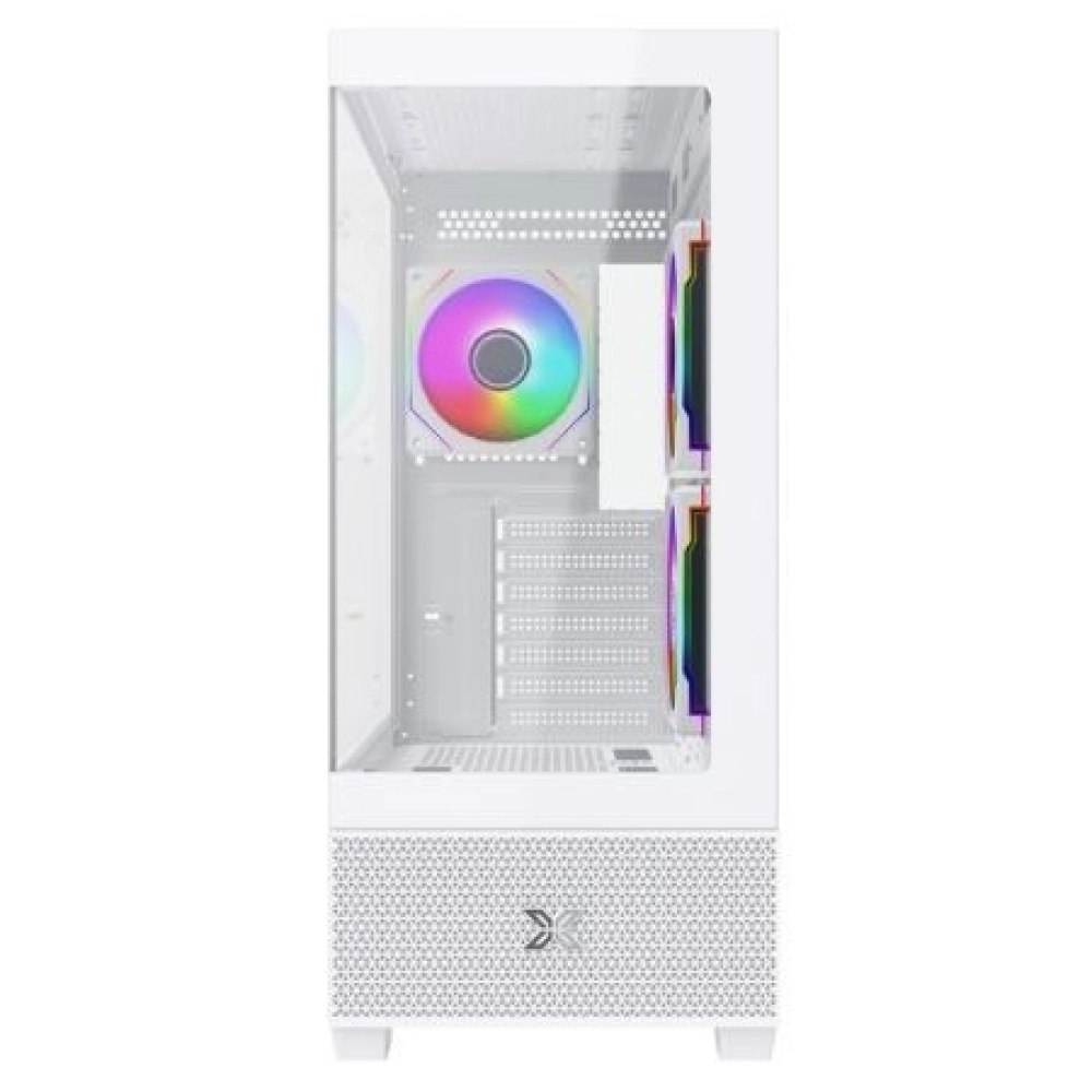 Thùng máy Case Xigmatek Alphard ATX - Trắng | Kèm sẵn 3 fan (EN 43826)