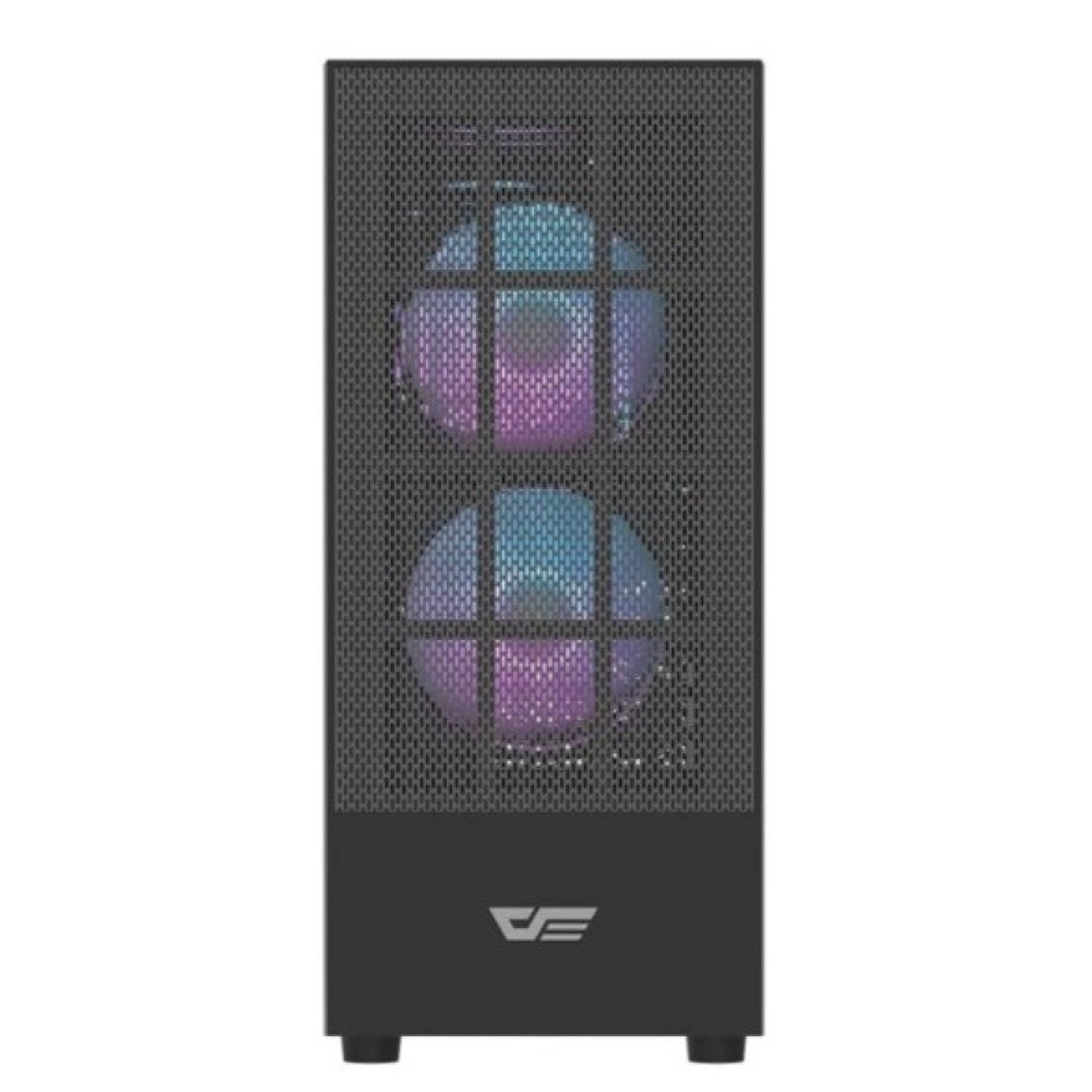 Case Darkflash A290 (Gaming, Sẵn 3 Fan, ATX, Màu Đen)