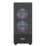 Case Darkflash A290 (Gaming, Sẵn 3 Fan, ATX, Màu Đen)