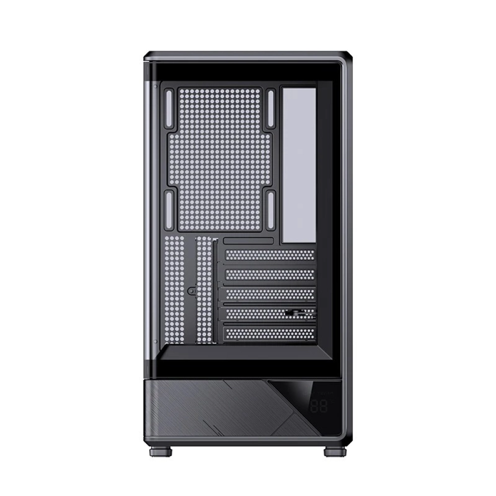 Case Jonsbo D200 (Bể Cá, Chưa Fan, M-ATX, Màu Đen)