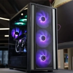 Case Cooler Master MasterBox 600 Đen Hỗ trợ E ATX Sẵn 4 Fan ARGB
