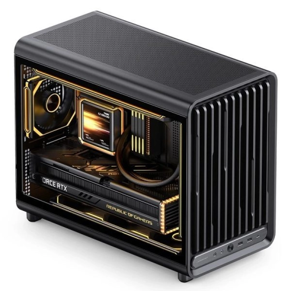 Case Jonsbo D33 (Mini, Chưa Fan, M-ATX, Màu Đen)
