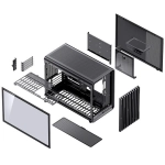 Case Jonsbo D33 (Mini, Chưa Fan, M-ATX, Màu Đen)