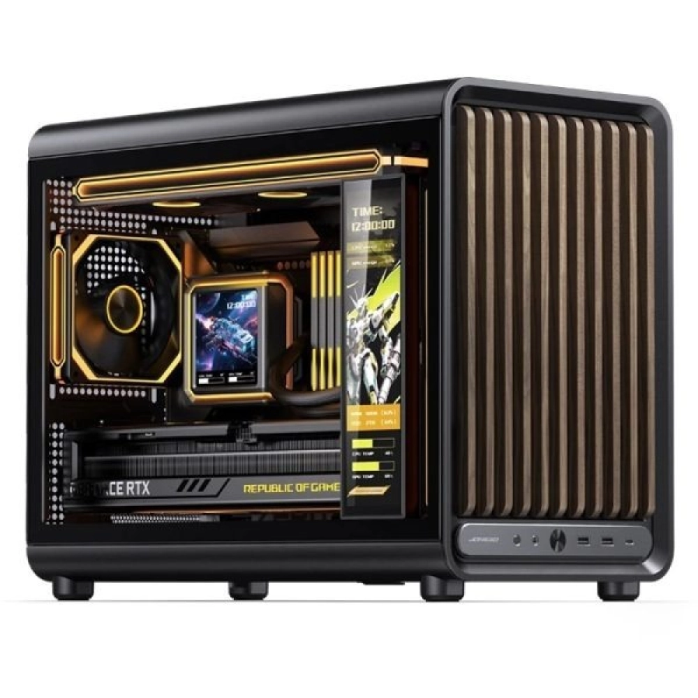 Case Jonsbo D33 (Mini, Chưa Fan, M-ATX, Màu Đen)