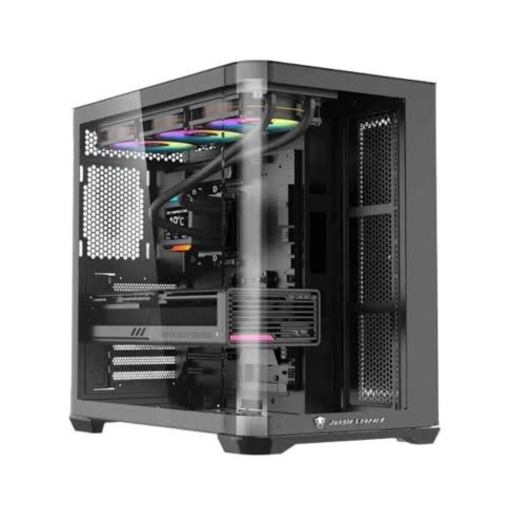 Case Leopard Ac-01 (Bể Cá, Chưa Fan, E-ATX, Màu Đen)