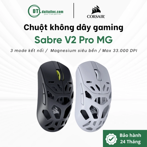 Chuột không dây gaming Corsair SABRE v2 PRO MG 