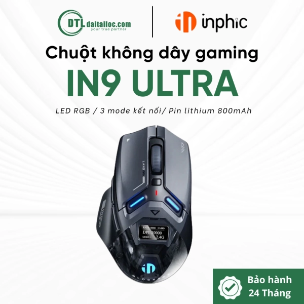 Chuột không dây gaming INPHIC IN9 ULTRA 