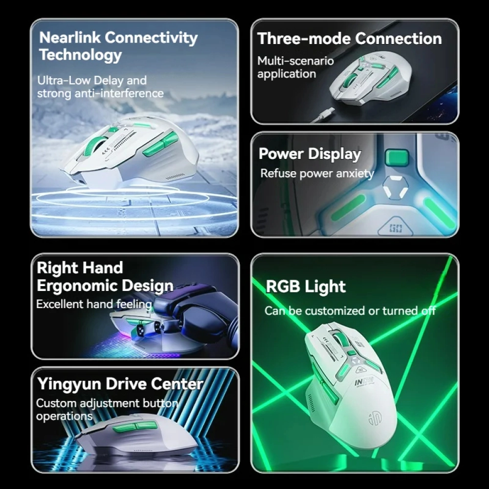 Chuột không dây gaming INPHIC IN9 XS Nearlink 