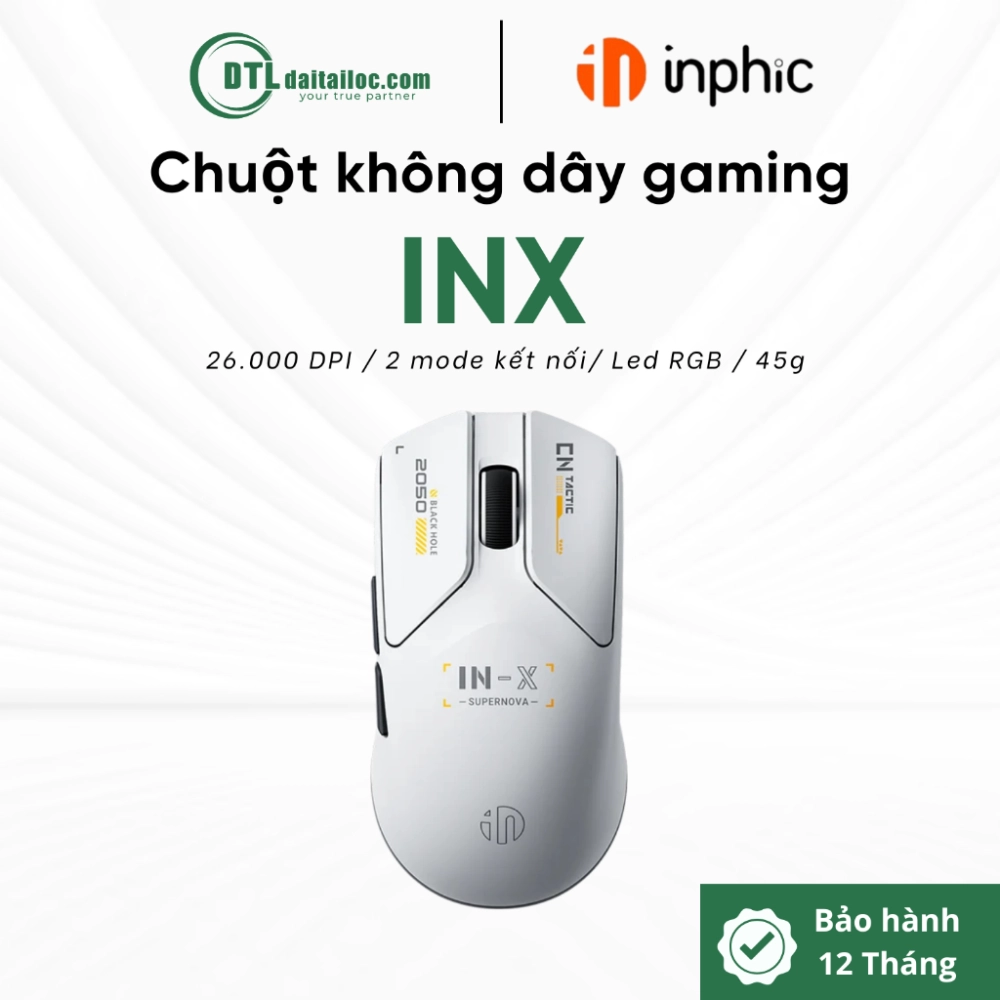 Chuột không dây gaming INPHIC INX 