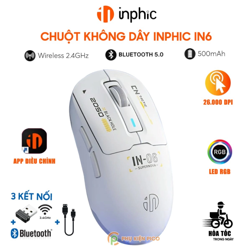 Chuột không dây gaming INPHIC INX 