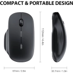 Chuột không dây INPHIC M1 II Tri-mode 
