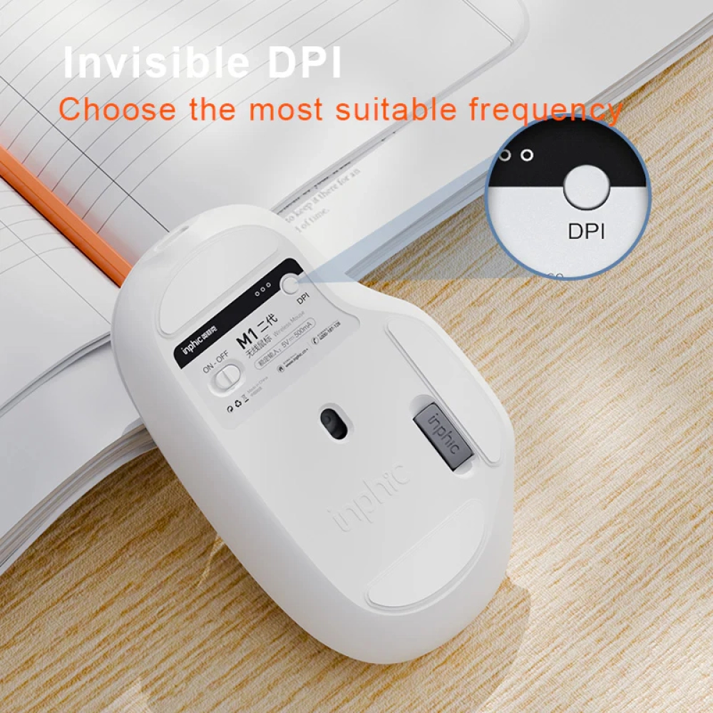Chuột không dây INPHIC M1 II Tri-mode 