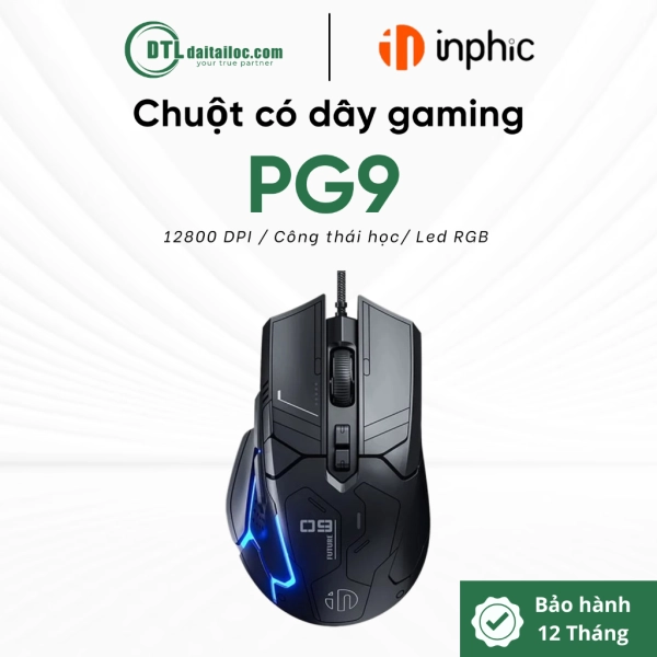 Chuột có dây gaming INPHIC PG9